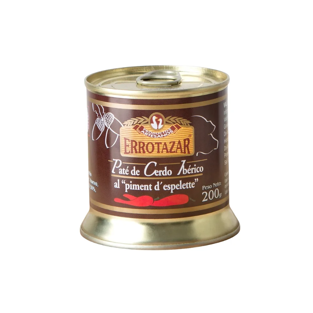 Pate De Cerdo Ibérico ERROTAZAR lata 200gr
