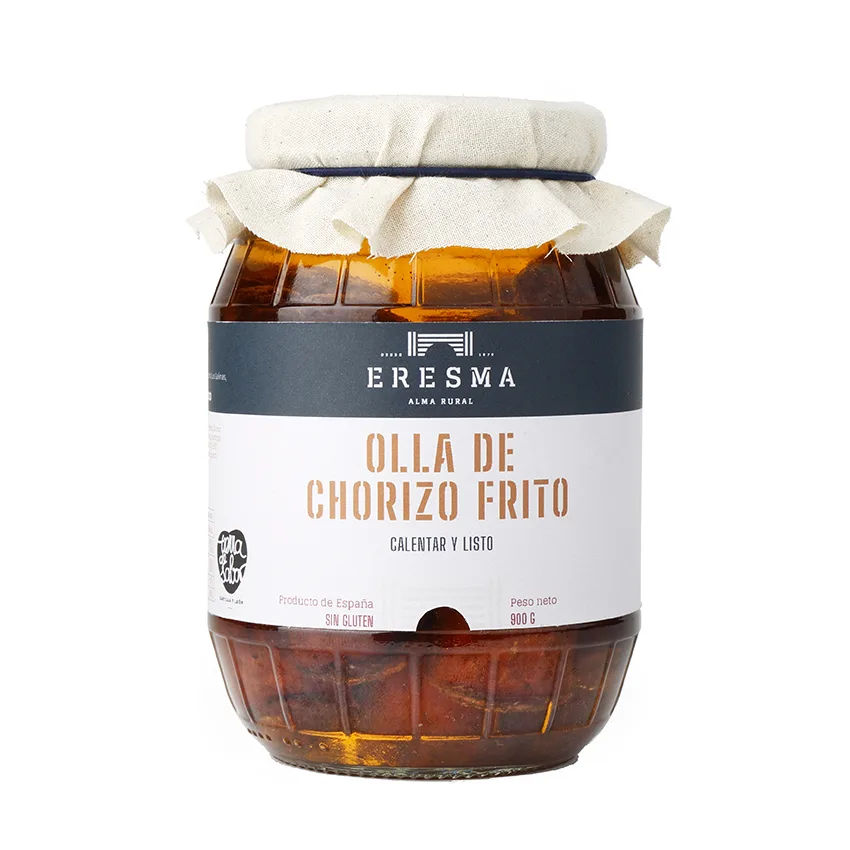 Olla de Chorizo Frito Alto Oleico 900gr ERESMA