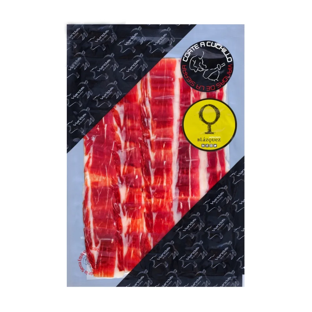 PALETA 100% IBÉRICA DE BELLOTA BLÁZQUEZ 100GR CORTE A CUCHILLO