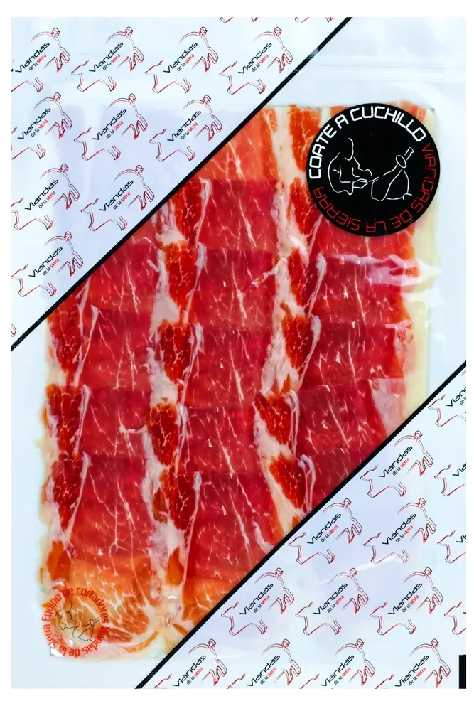 PALETA 50% IBERICA DE CEBO 100GR CORTE A CUCHILLO — Viandas de la Sierra